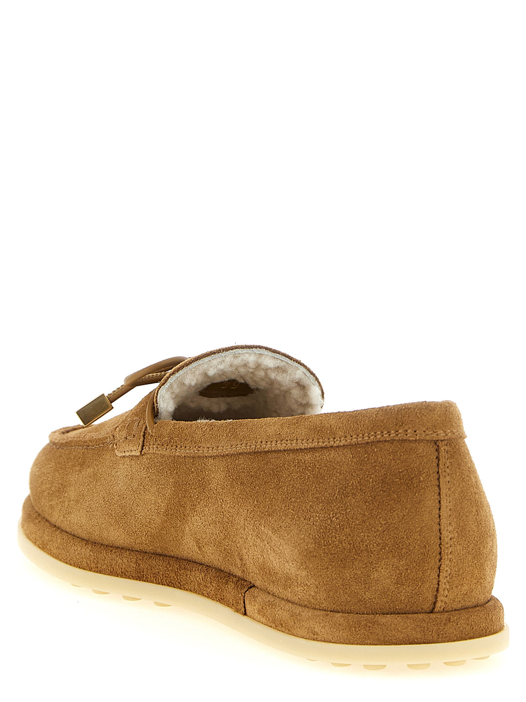 Tod'S Suede Mocassini - Beige | 0ac34550118086a2d9776ca5766d62be4a39ad73