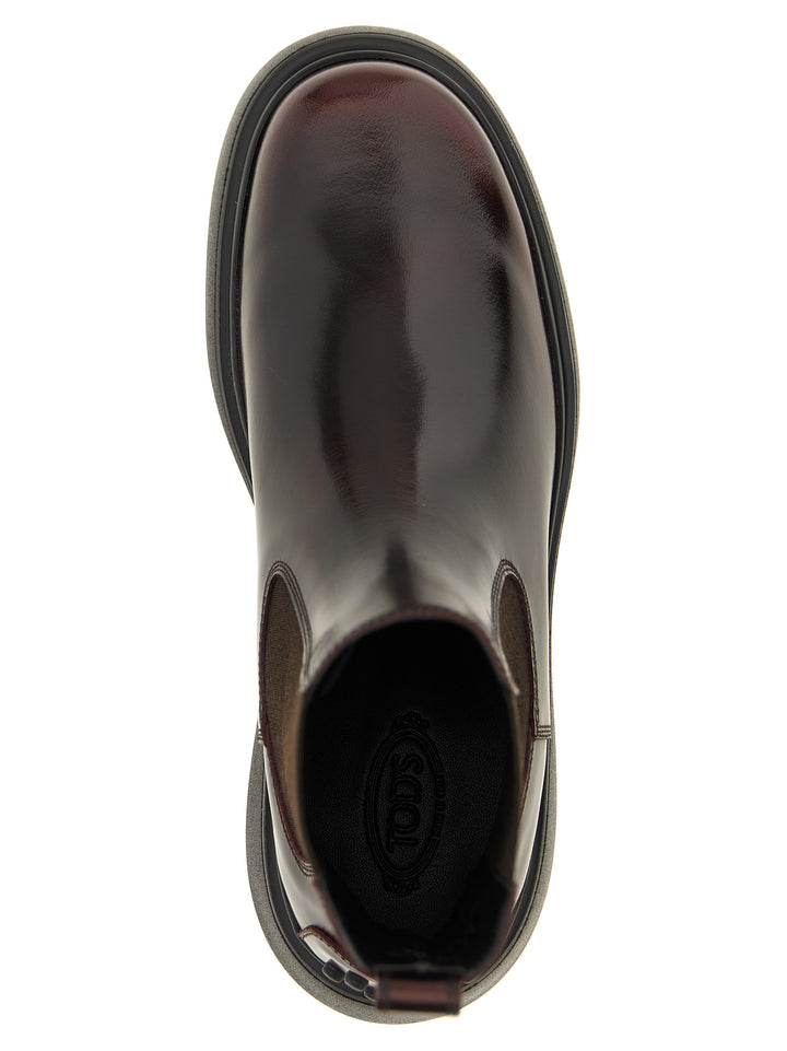 Tod'S Chelsea Ankle Boots Stivali e Stivaletti - Bordeaux | 827f54815ed7a47e45f324f63215a9edd68c5ba1