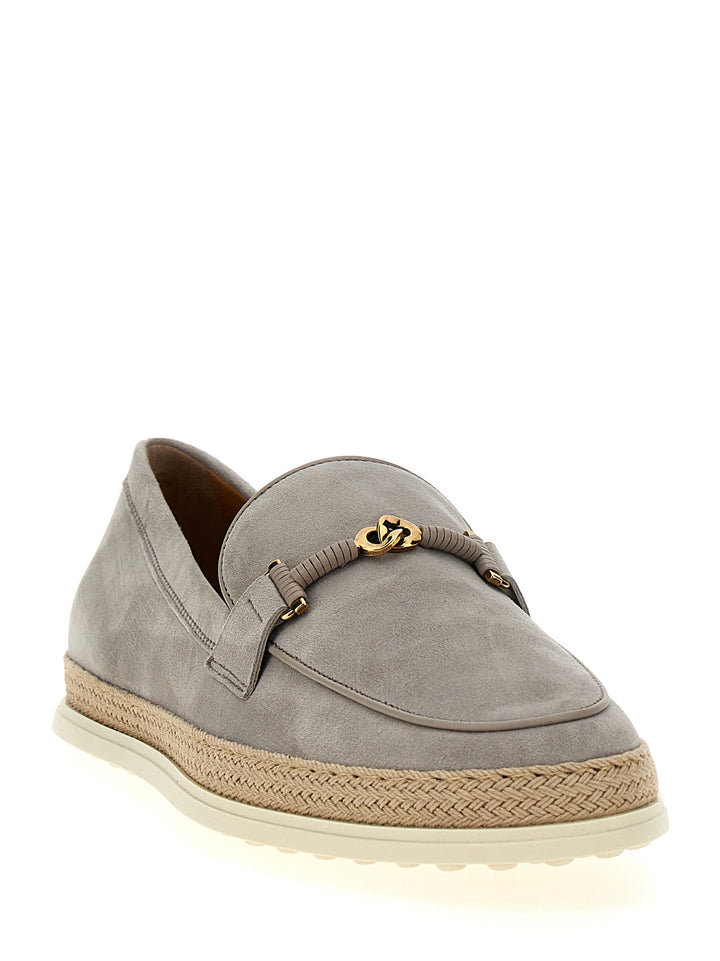 Tod'S Suede Mocassini - Grigio | d48e62b6dfdd56a22712817a9269de83fe3e2a3b