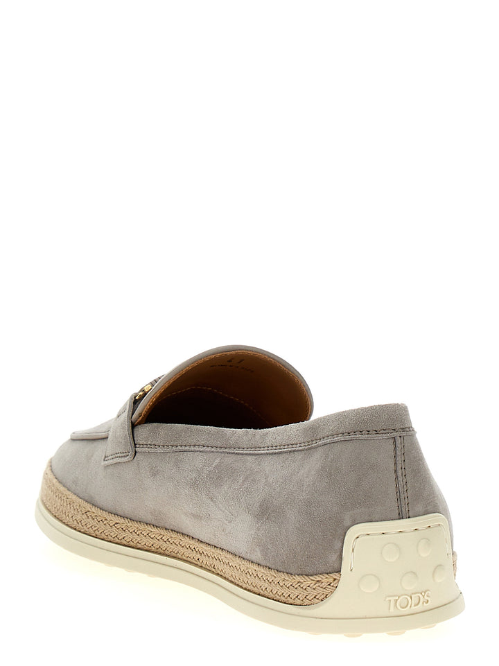 Tod'S Suede Mocassini - Grigio | 490235bbcdea8bcd788c98107989e28f1ae6fa6e