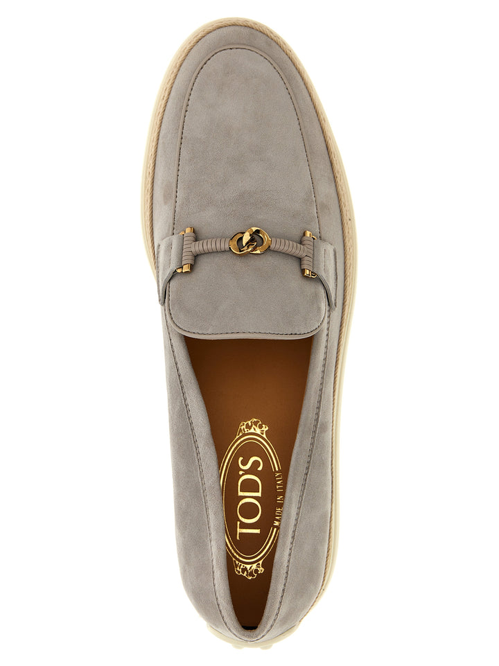 Tod'S Suede Mocassini - Grigio | 70e7bf4aa9d2915bc6a5d938fe7f12f407197394
