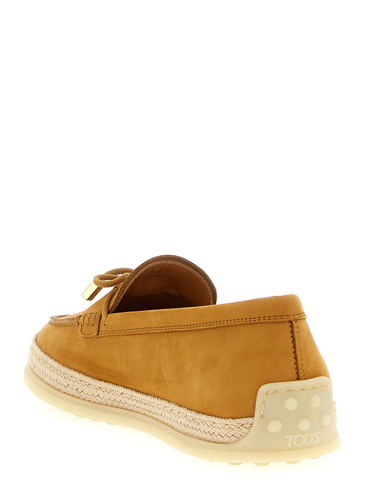 Tod'S Gomma Rafia 92k Mocassini - Beige | ee4869fd6f1b7b28d266c4ccf8cc3350e74e2fac
