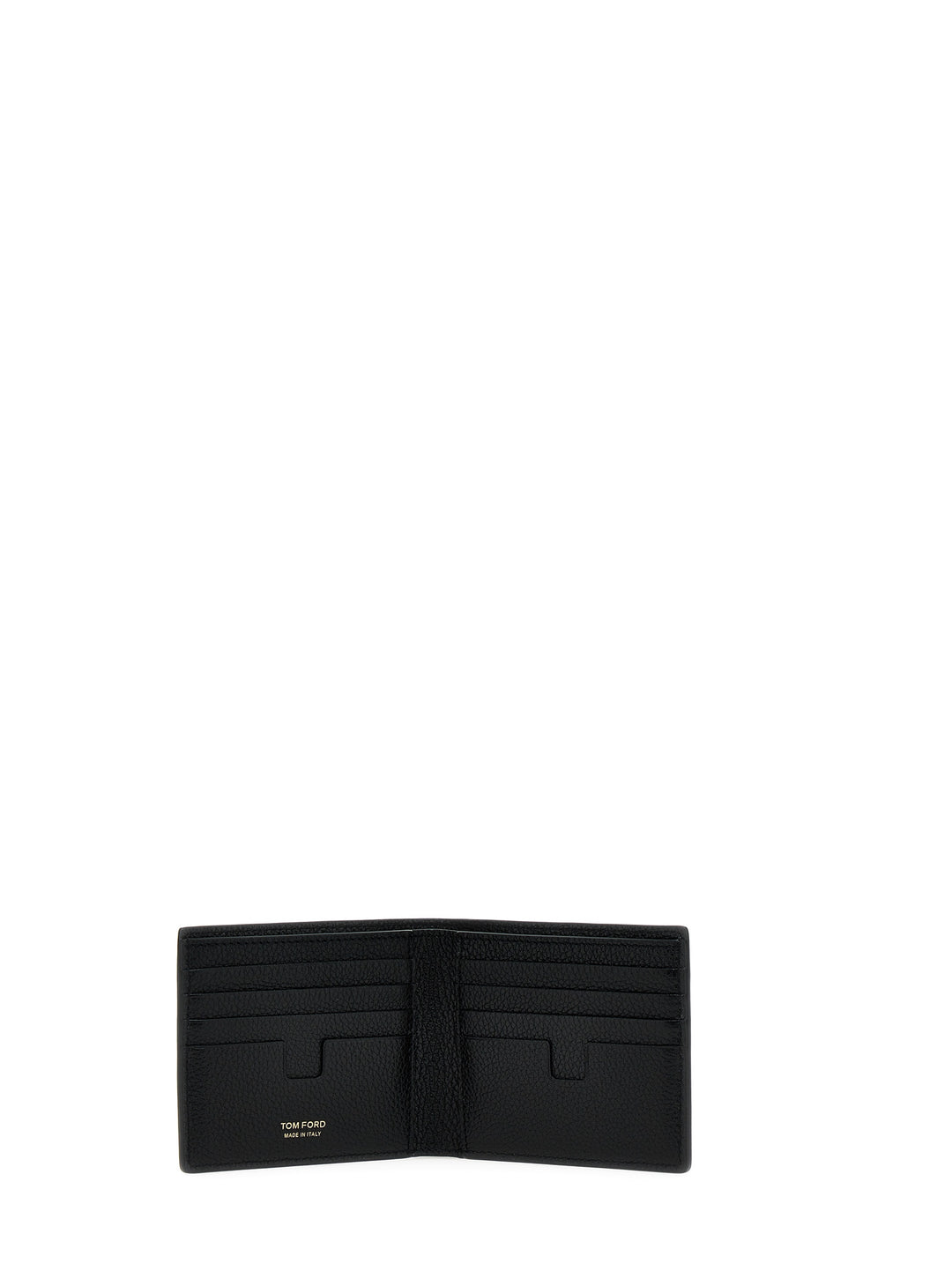 Tom Ford Logo Leather Wallet Portafogli - Nero | abcad7a44e96d255e2a5a2fa73e7f4c5421c7e51