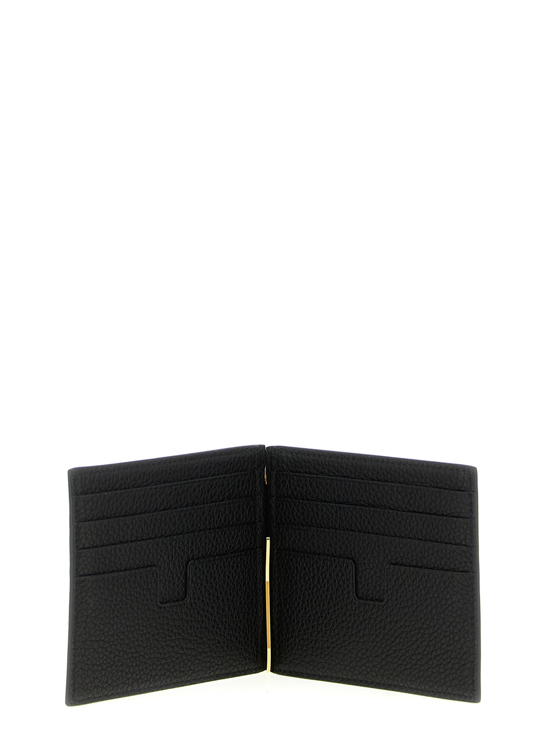 Tom Ford Hammered Leather Card Holder Portafogli - Nero | adf783016e98b79f65c86709641d895aabd40720