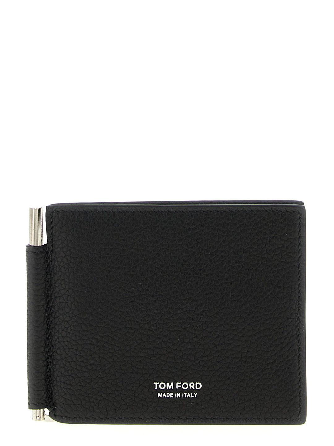 Tom Ford Hammered Leather Card Holder Portafogli - Nero | 3f1907ba087a8358f81f4b9c9ce63a3d119ab761