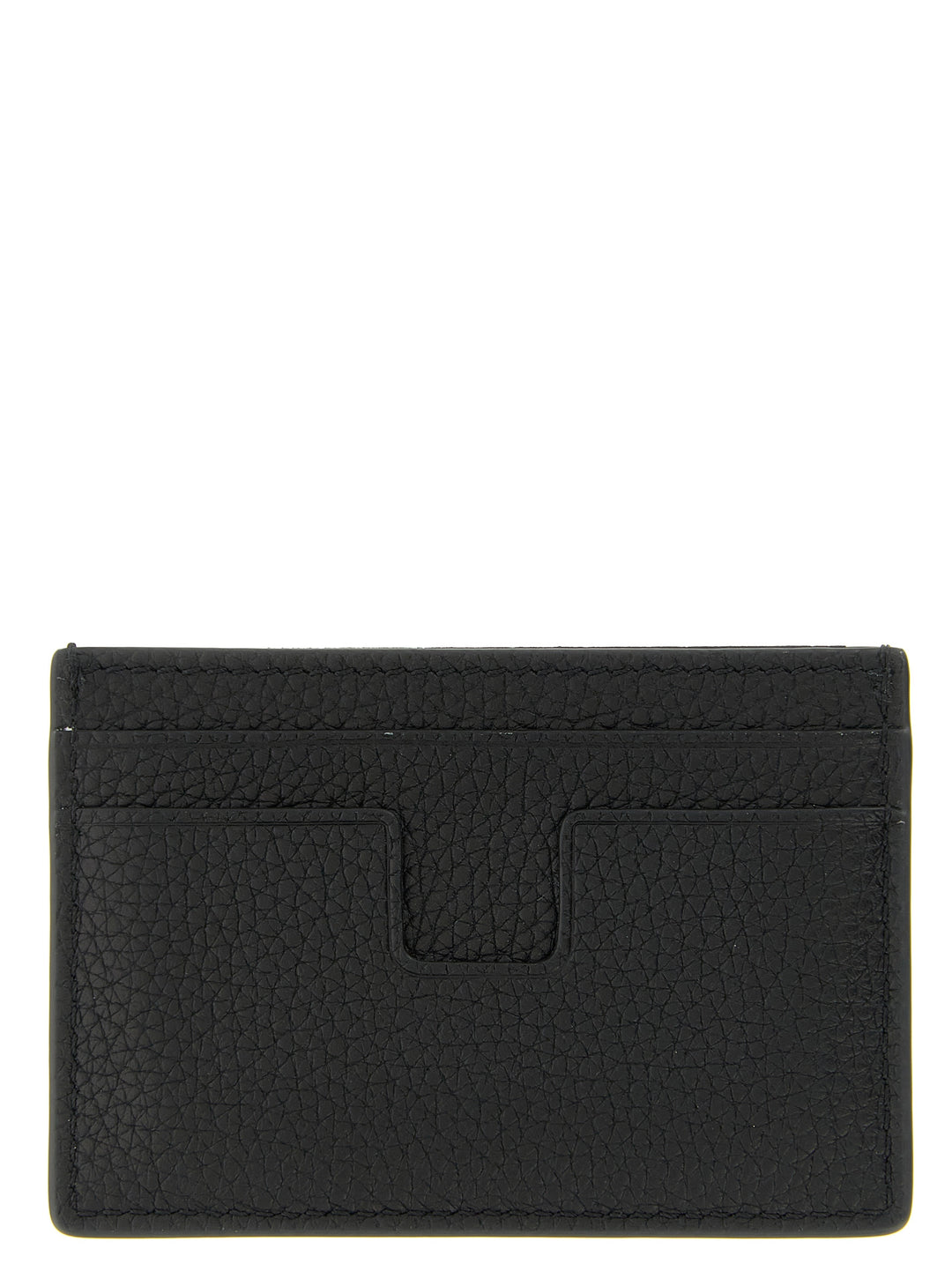 Tom Ford Hammered Card Holder Portafogli - Nero | 2fb21e06f553c877ec475b8d31c75dd57fffeb6c