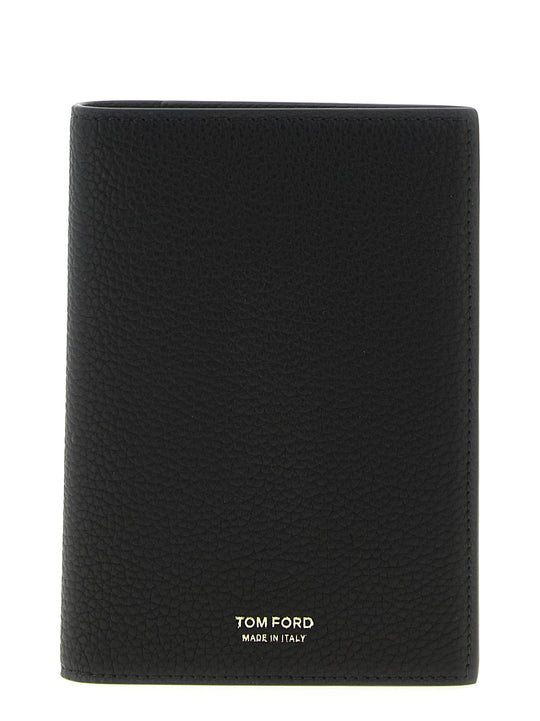Hammered Passport Holder Portafogli Nero