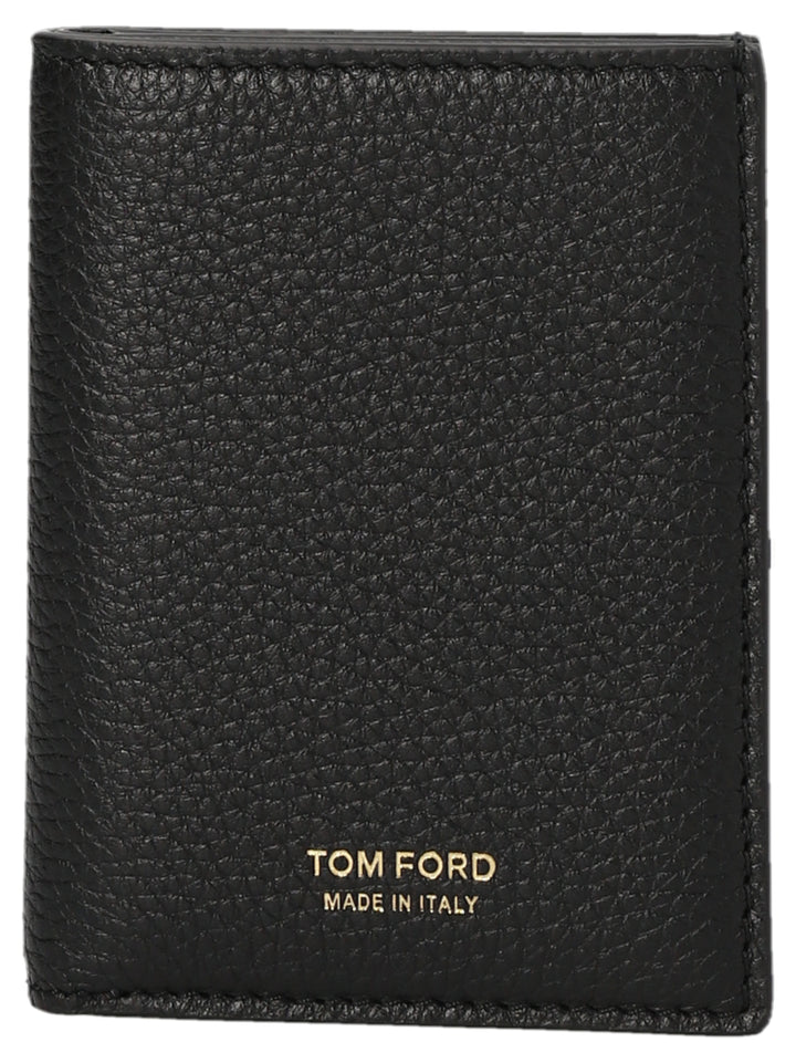 Tom Ford Logo Print Wallet Portafogli - Nero | 17bb5c29d0cf3c7c5f77b733f2c3fedfd993b4d1