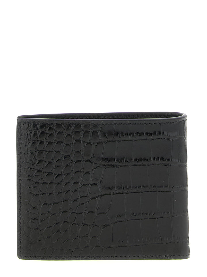 Tom Ford Crocodile Wallet Portafogli - Nero | 0b740789e9a8db377681f7332194a459ced6366a