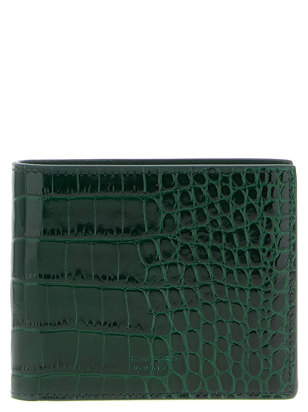 Tom Ford Crocodile Leather Wallet Portafogli - Verde | 6ba52968b6c45bf60fe094b1d90d27f4b85902ec