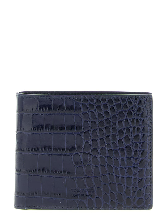 Bifold Wallet Portafogli Blu