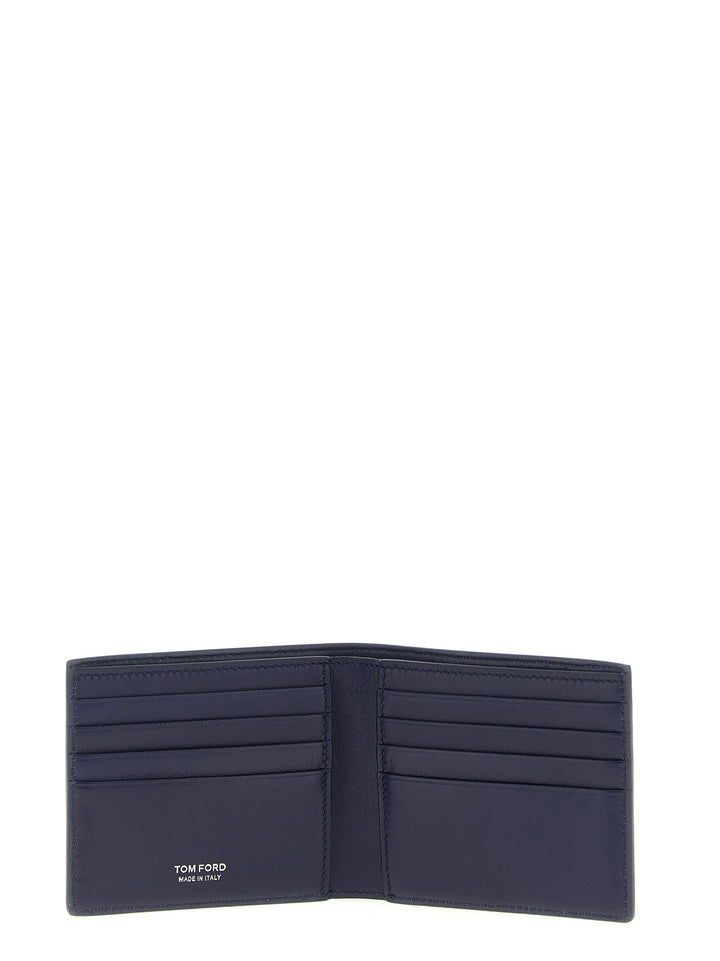 Tom Ford Bifold Wallet Portafogli - Blu | d7d776b1fce20f95bb5ff914bb7ab5298b404663