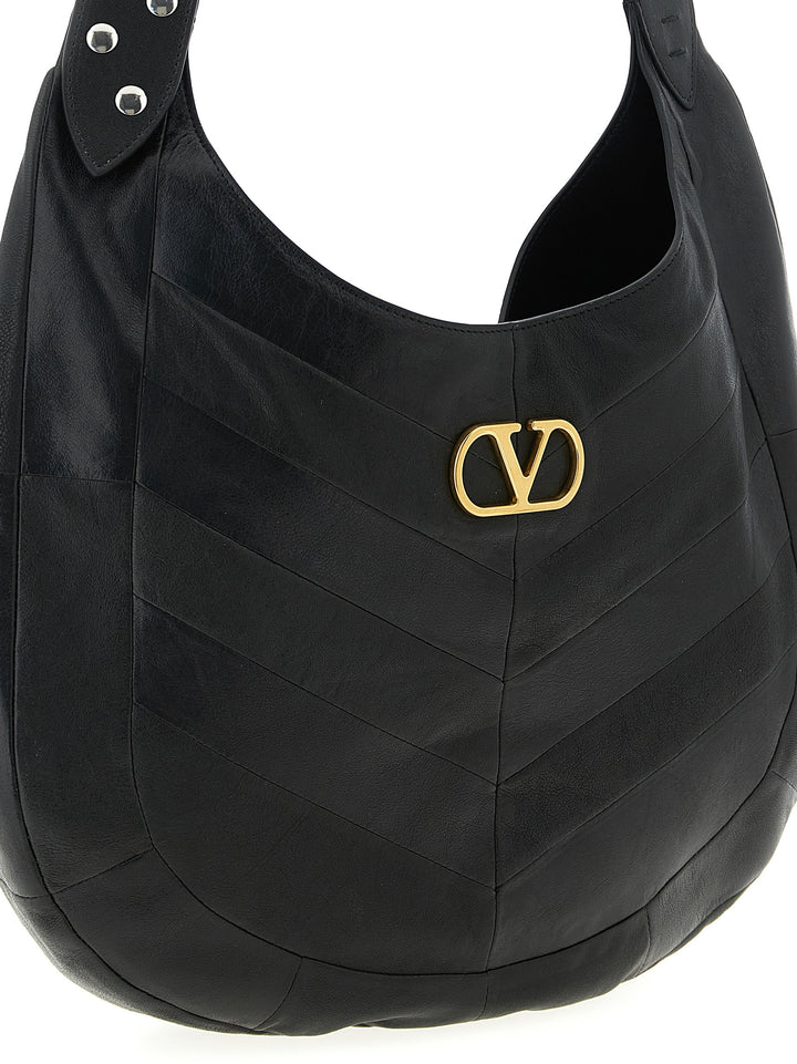 Valentino Garavani Hoboho Borse a Spalla e Tracolla - Nero | bbbb3b61f0373099f3edc78bd2ab96eaeb9adcb7