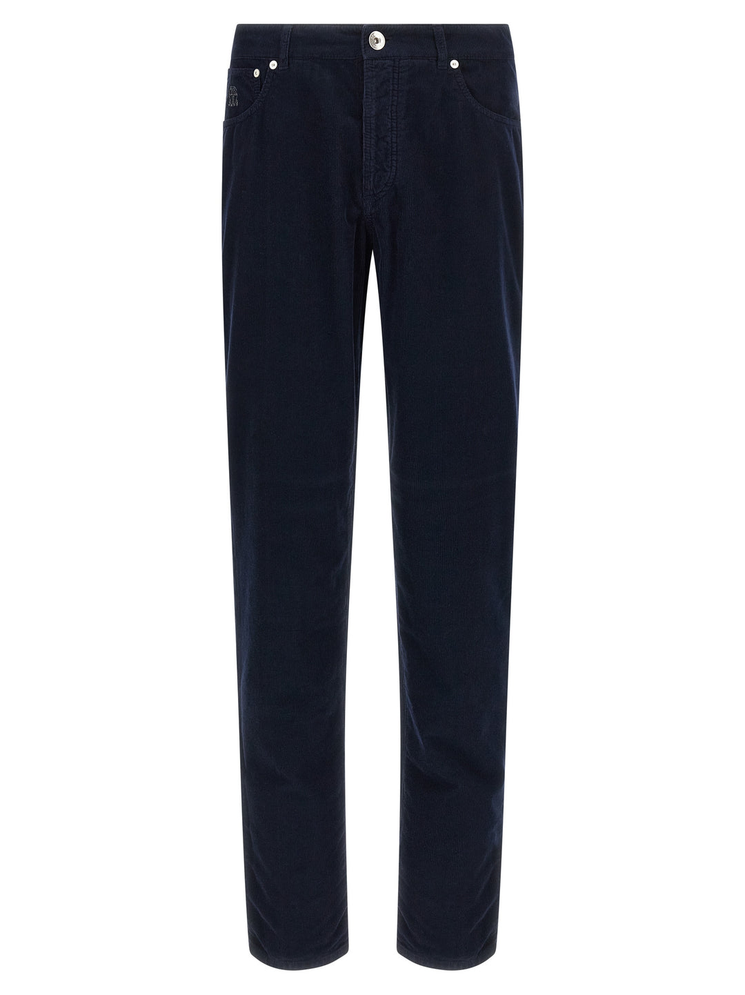Brunello Cucinelli Corduroy Pantaloni - Blu | 9bffd76260f587c63cd53d49e0e84328fa9e58f5