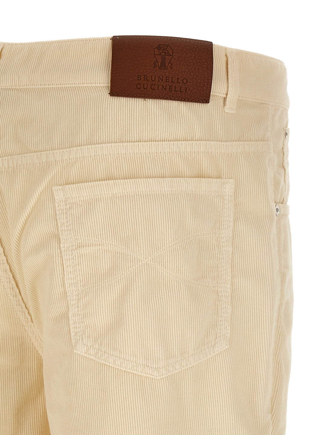 Brunello Cucinelli Corduroy Pantaloni - Beige | 18ef574d9315b61dfb3f6855f7a71e1370a05c07