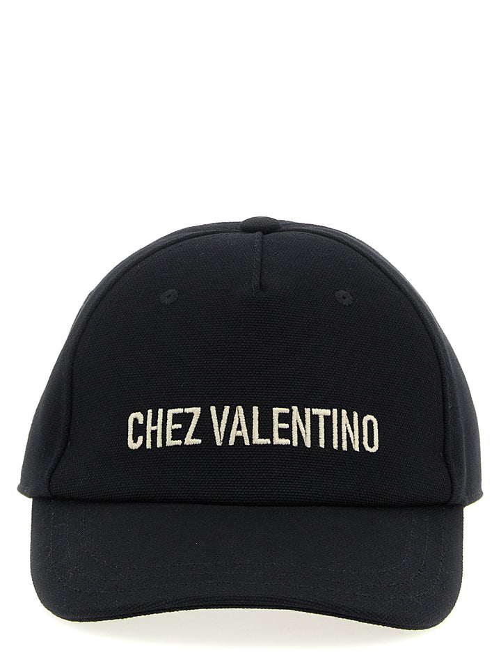 Valentino Garavani Chez Valentino Cappelli - Nero | a84b1b3fba0416f3c35e8d034554863dae0e6309