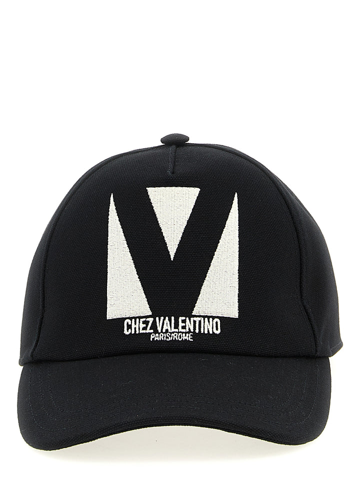 Valentino Garavani Chez Valentino Cappelli - Nero | e19f574ce61b32bb9bf8052b60ca0ed06edcba75