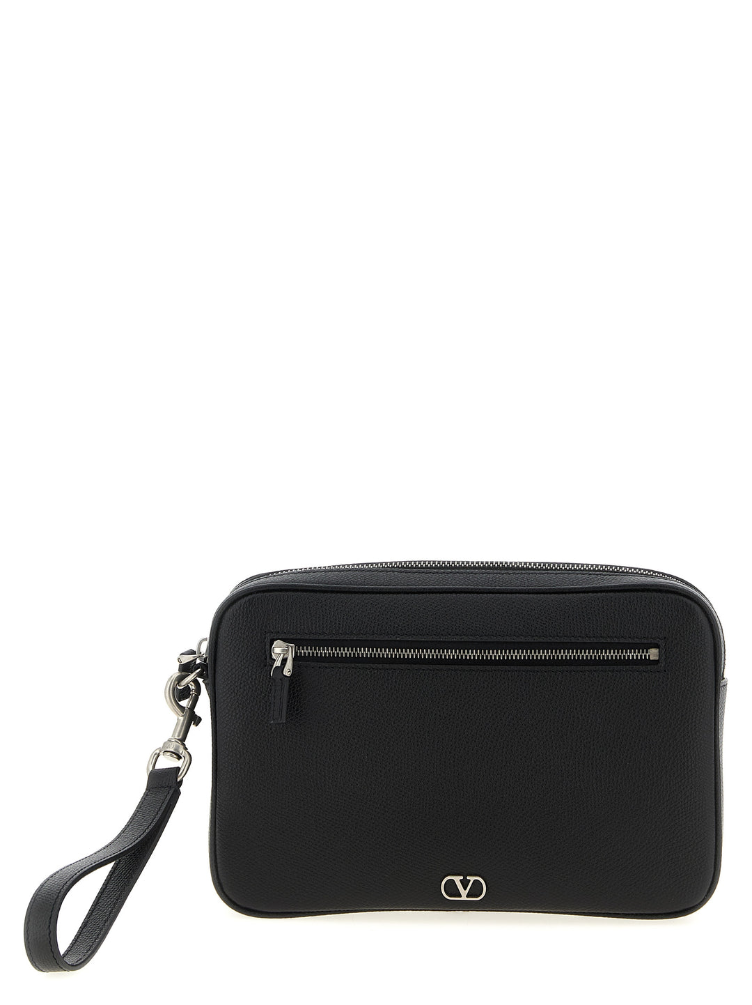 Valentino Garavani Valentino Garavani Vlogo Signature  Bag Clutch - Nero | 372bc14a0b185e44db47208be659b96bdf8b89ef