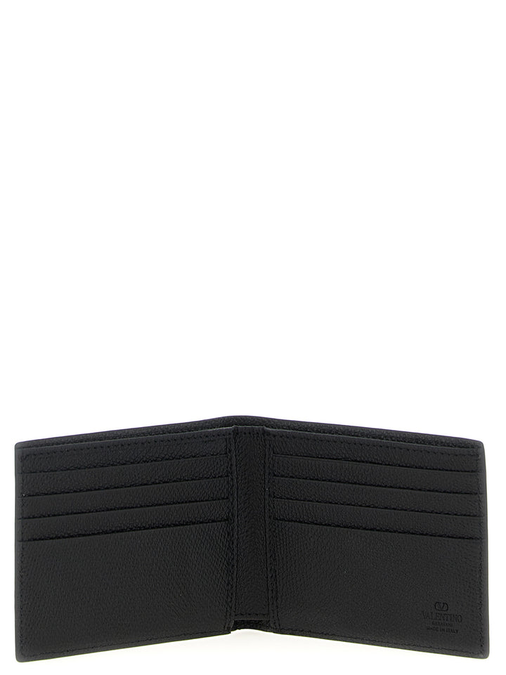 Valentino Garavani Valentino Garavani Vlogo Signature Wallet Portafogli - Nero | 92258039f39ed5a5ca50037cd3d82aded98562aa