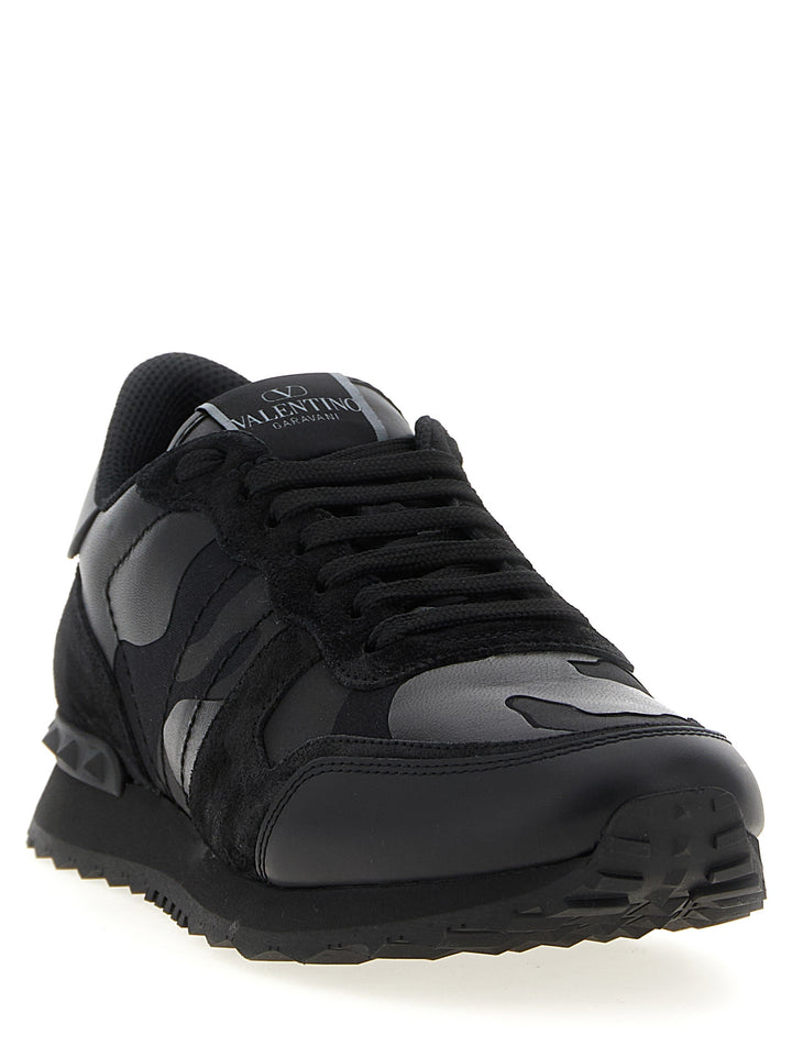 Valentino Garavani Rockrunner Sneakers - Nero | b9d753b97b176ae7a3d42bd709cf0976931733cc