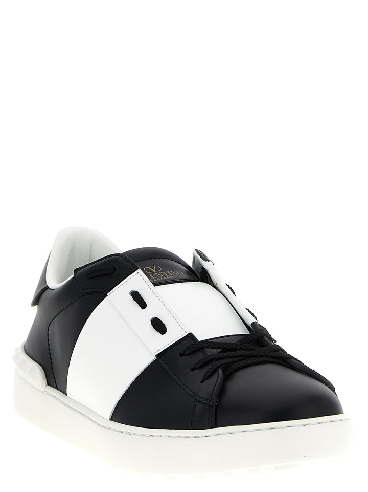 Valentino Garavani Open Sneakers - Bianco/Nero | 8be8b9787bc9965e00141e81612cb1ad5e4f7e54