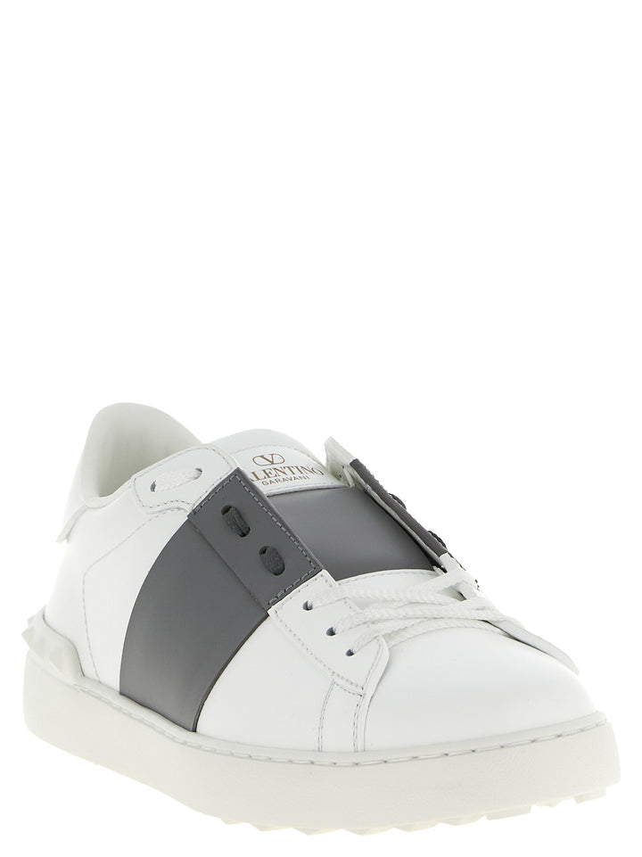 Valentino Garavani Open Sneakers - Grigio | 12b2e25c4211515e16b1d92030041732cab12eb5