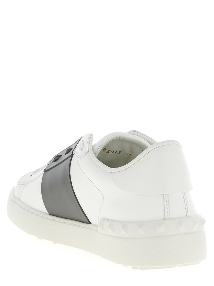 Valentino Garavani Open Sneakers - Grigio | 998f82de830e9b044c04866c2b2c72e112b3bab2