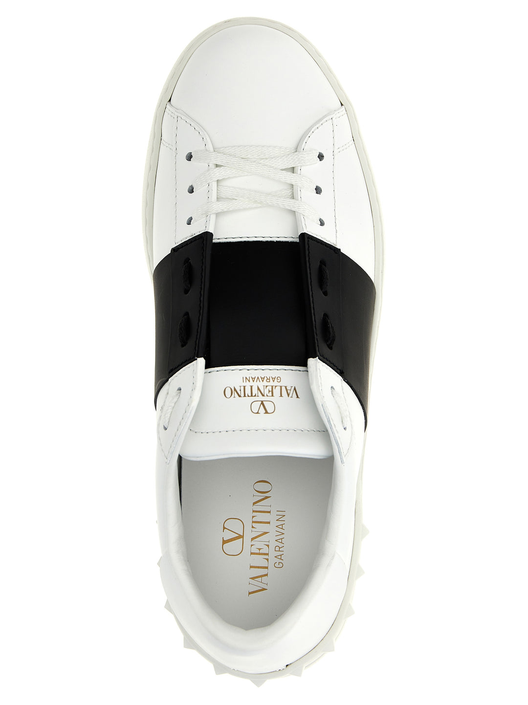 Valentino Garavani Open Sneakers - Bianco/Nero | fcf7221a7f421092abb6c70121c60da45bb4fc7c