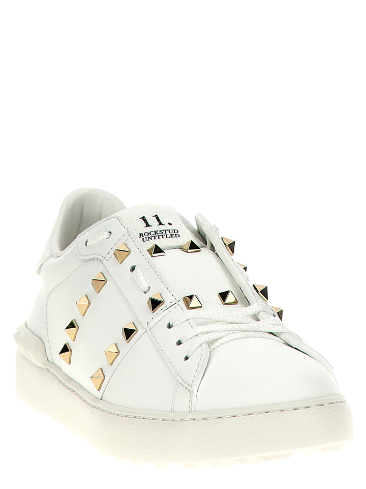 Valentino Garavani Rockstud Untitled Sneakers - Bianco | cb3228428630aebeb02f05fa2c19fa42cae3b6dd