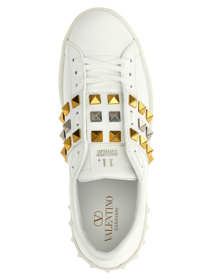 Valentino Garavani Rockstud Untitled Sneakers - Bianco | c0c4e24372ba5ee23b4d1b7008688135a37b2a93