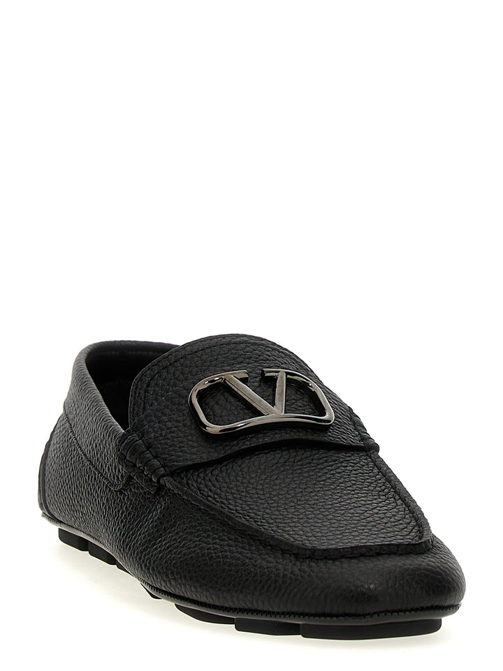 Valentino Garavani Vlogo Signature Mocassini - Nero | a39fa9888cf9d69a8ade6cb9ae765a0686c57083