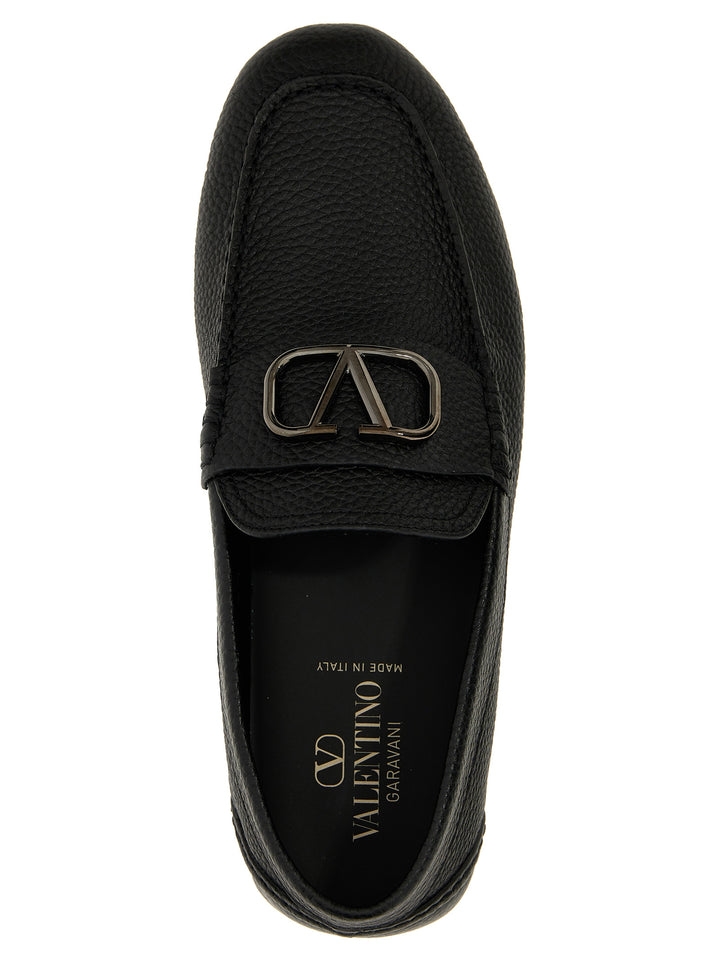 Valentino Garavani Vlogo Signature Mocassini - Nero | 955034d4b1050eea3209c959b632dd3ff2ee1556