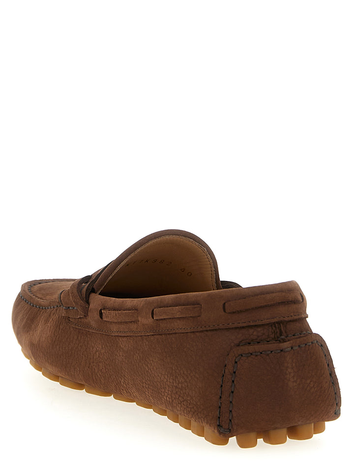Valentino Garavani Driver Fastaway Mocassini - Marrone | d486c7fb5608a6be8980d0fd60e7a7b1983790ae