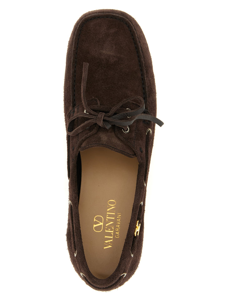 Valentino Garavani Palm Avenue Mocassini - Marrone | 001fdd99606185ddab478ebb3b4f0ced7a24ce83