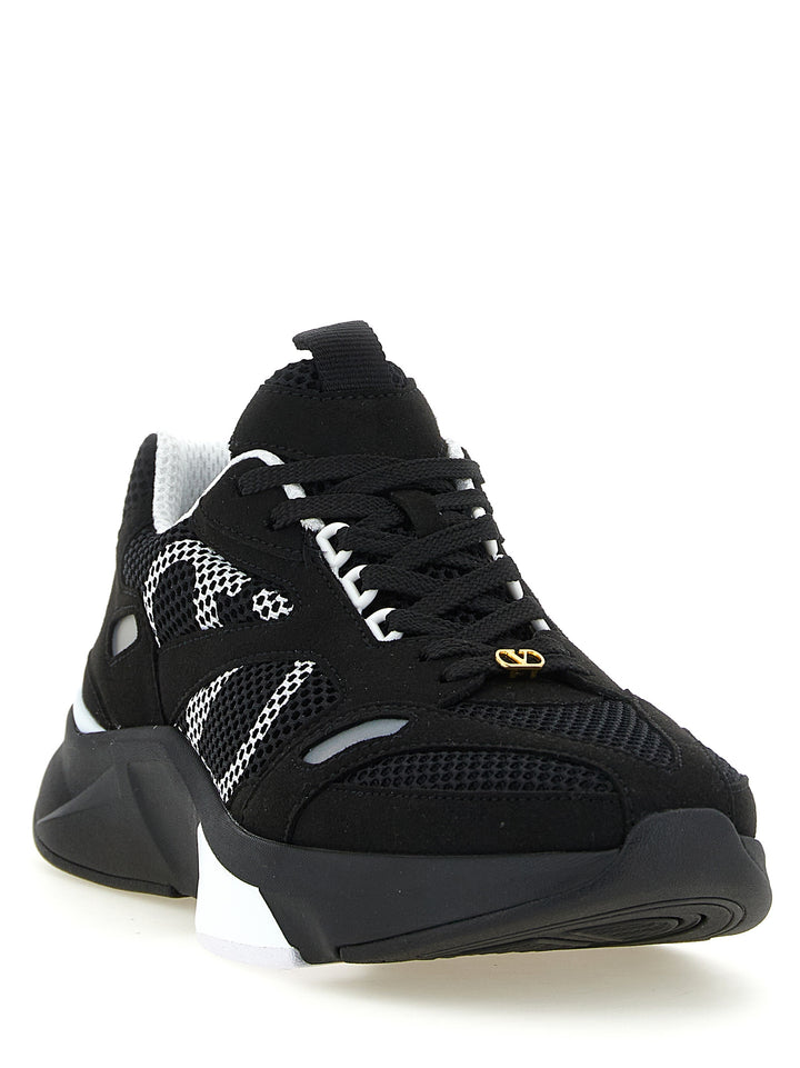 Valentino Garavani Demivee Sneakers - Bianco/Nero | f6c21dfc00cd6fa2b212d091c3083eeb1d935054