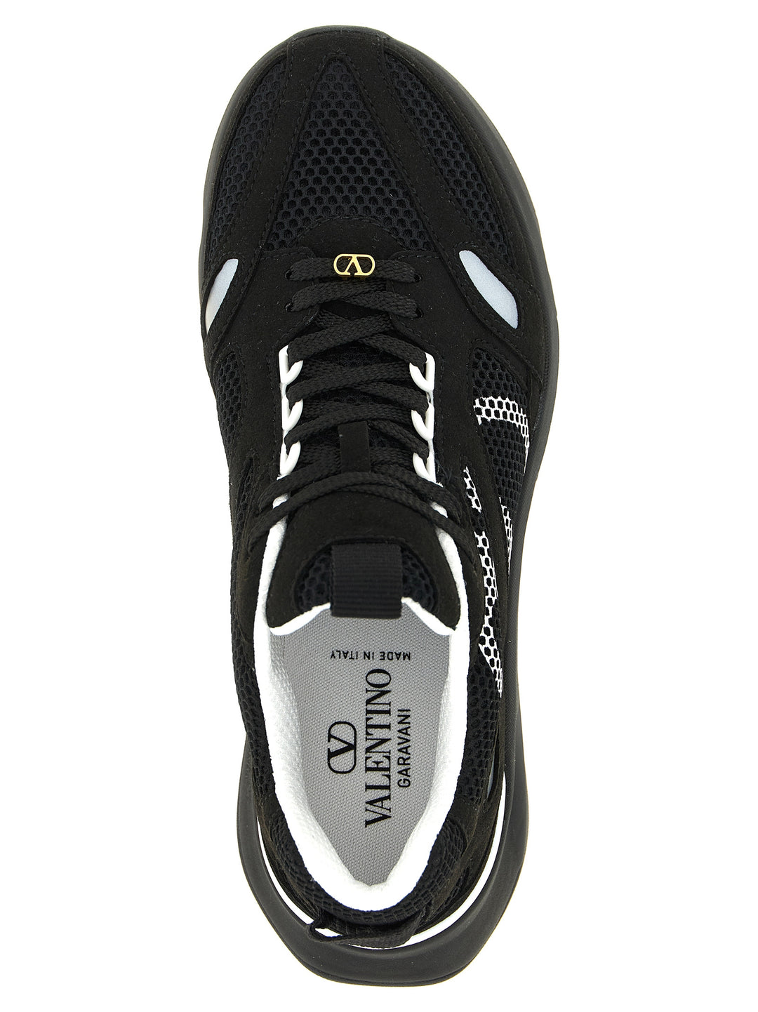 Valentino Garavani Demivee Sneakers - Bianco/Nero | f25cc10a418b87d0c55d991e3c0a0a910ab65bd1