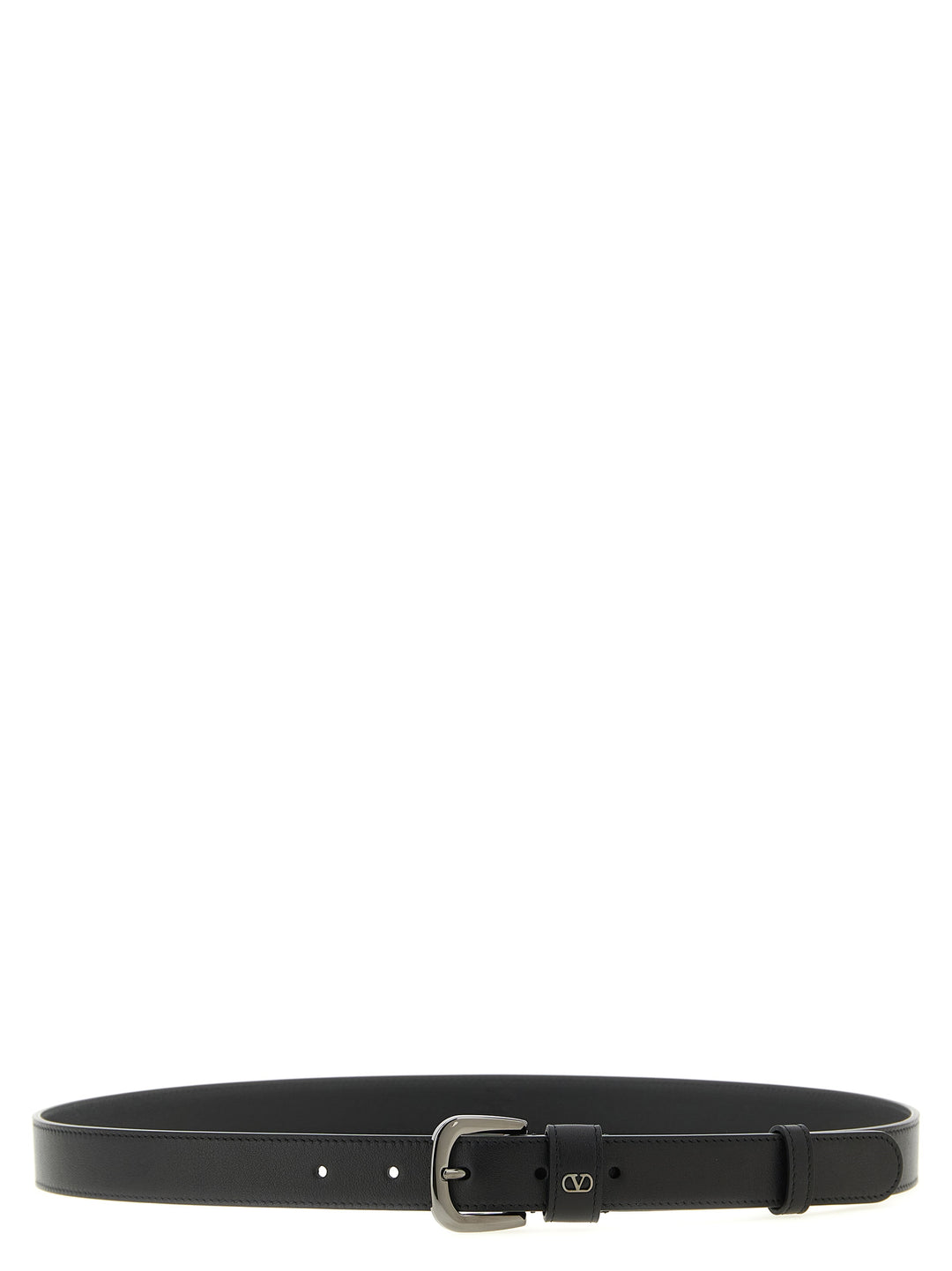 Valentino Garavani Valentino Garavani Vlogo Signature Belt Cinture - Nero | 78ddda12ce54bcecf19bfb96011d59c5cc57a212