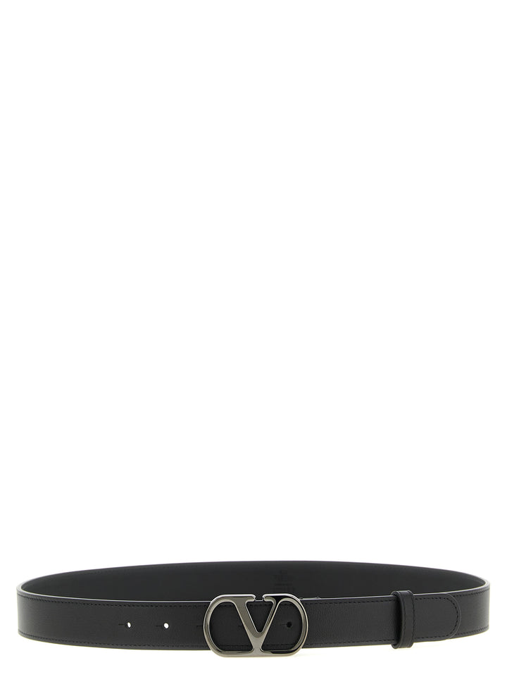 Valentino Garavani Valentino Garavani Vlogo Signature Belt Cinture - Nero | 8af5c23faee721465fddb7b32c2abe75eedcba53