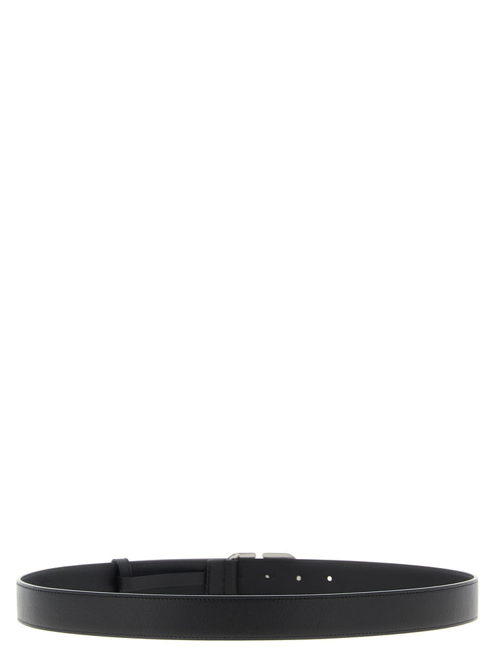 Valentino Garavani Valentino Garavani Vlogo Signature Belt Cinture - Nero | e16ee35051e2b49eeea89c22421e316797ea7df1