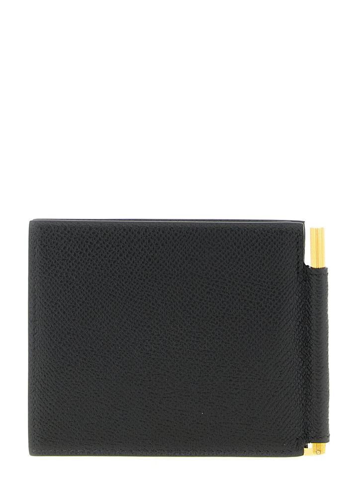 Tom Ford Small Grain Wallet Portafogli - Nero | 89d1dec6e7ddbaab6b30a6460016a69ef163614e