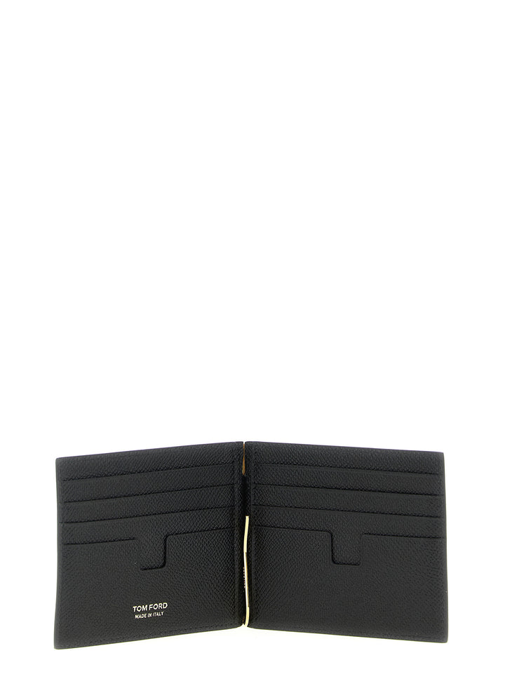 Tom Ford Small Grain Wallet Portafogli - Nero | d49e5de77ba4d3f667a25a7c8468de5fd81dc219