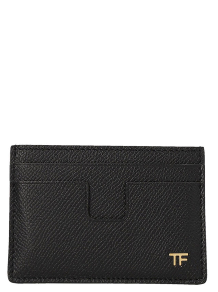 Tom Ford Logo Card Holder Portafogli - Nero | 06d054bdf0b1b8bb2c141b91c4f2dd55c8c38498