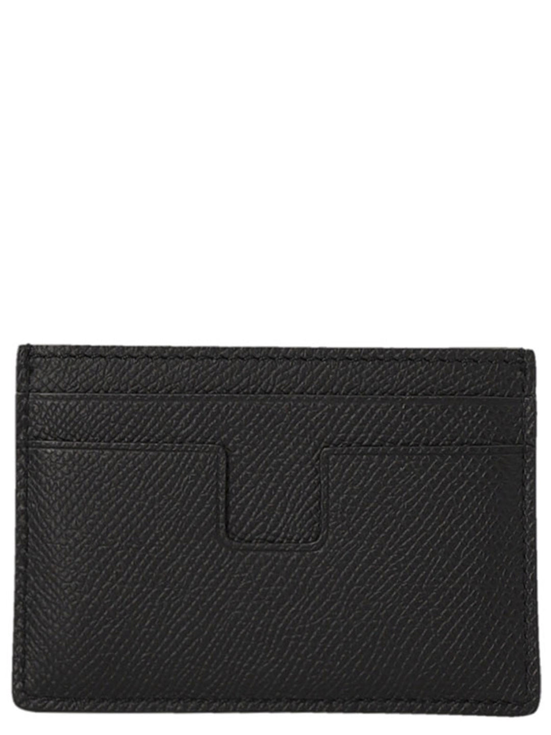 Tom Ford Logo Card Holder Portafogli - Nero | 31ab4220fd4183856fbef839682aad9b425f8877