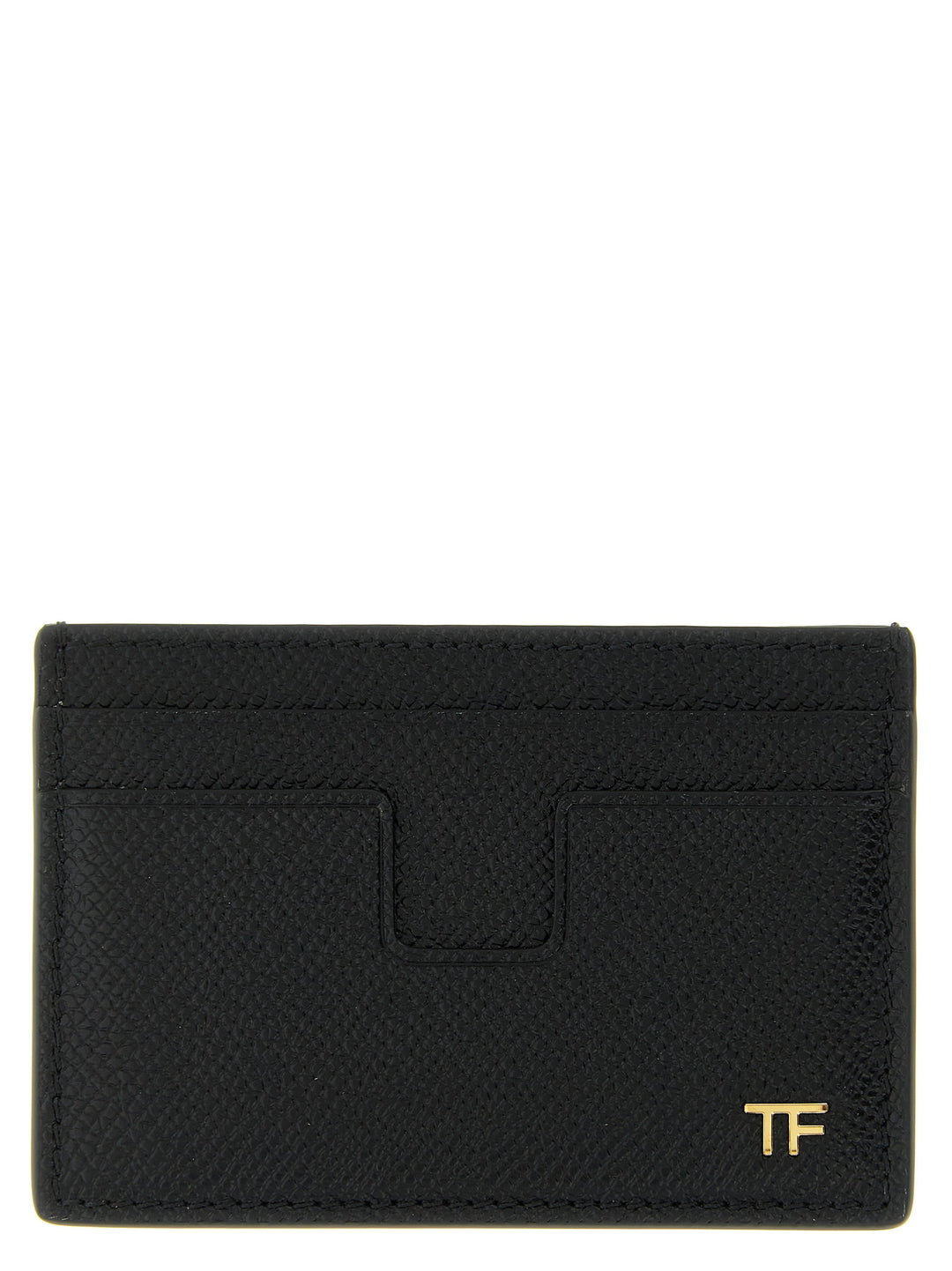 Tom Ford Small Grain Leather Cardholder Portafogli - Nero | 00c6248848b00e9176b834e0efe0244e2c0ac78f