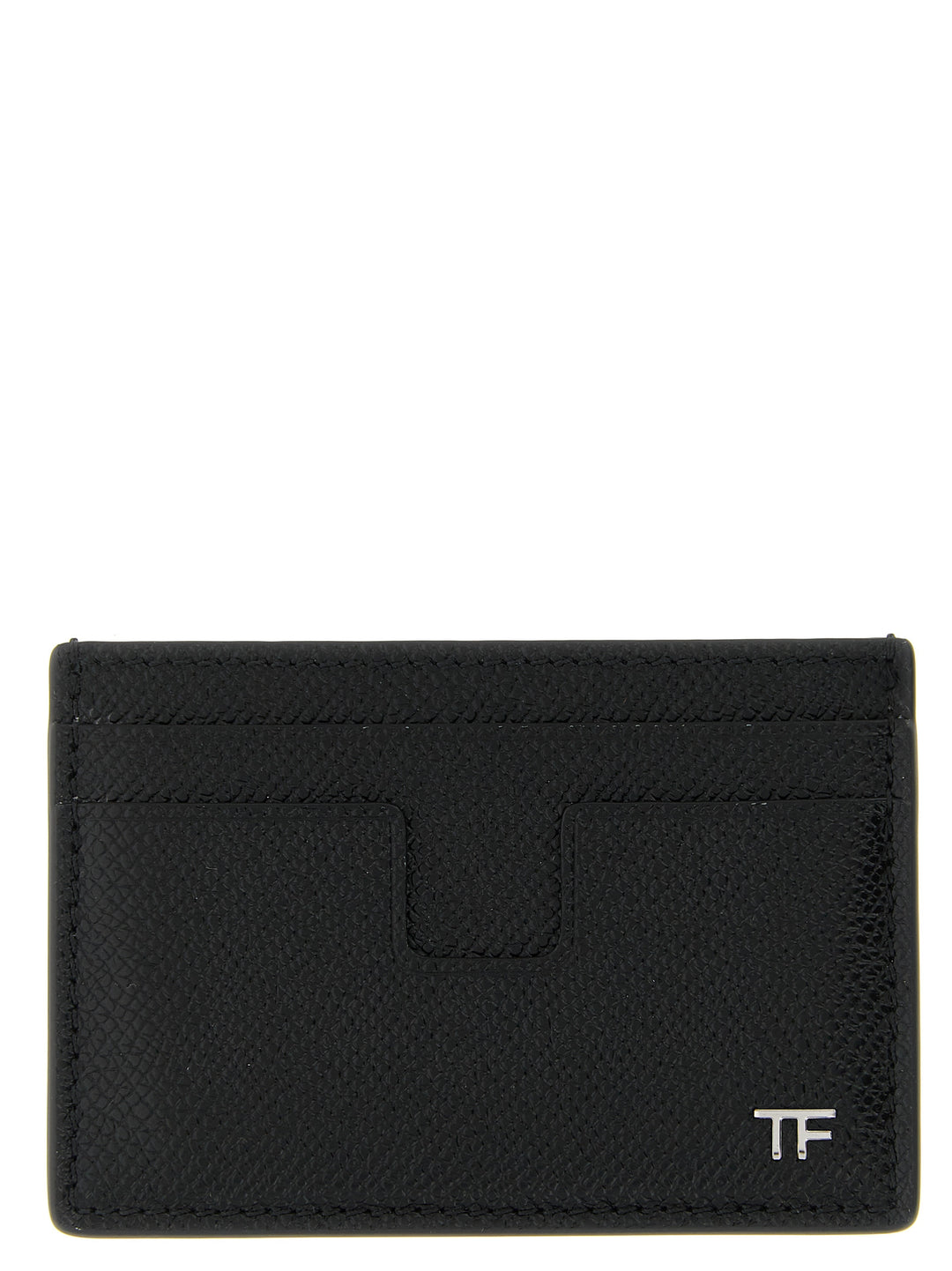 Tom Ford Leather Card Holder Portafogli - Nero | 8e4bbaf5a92409434feef5c4e5b10dd8013ce78f
