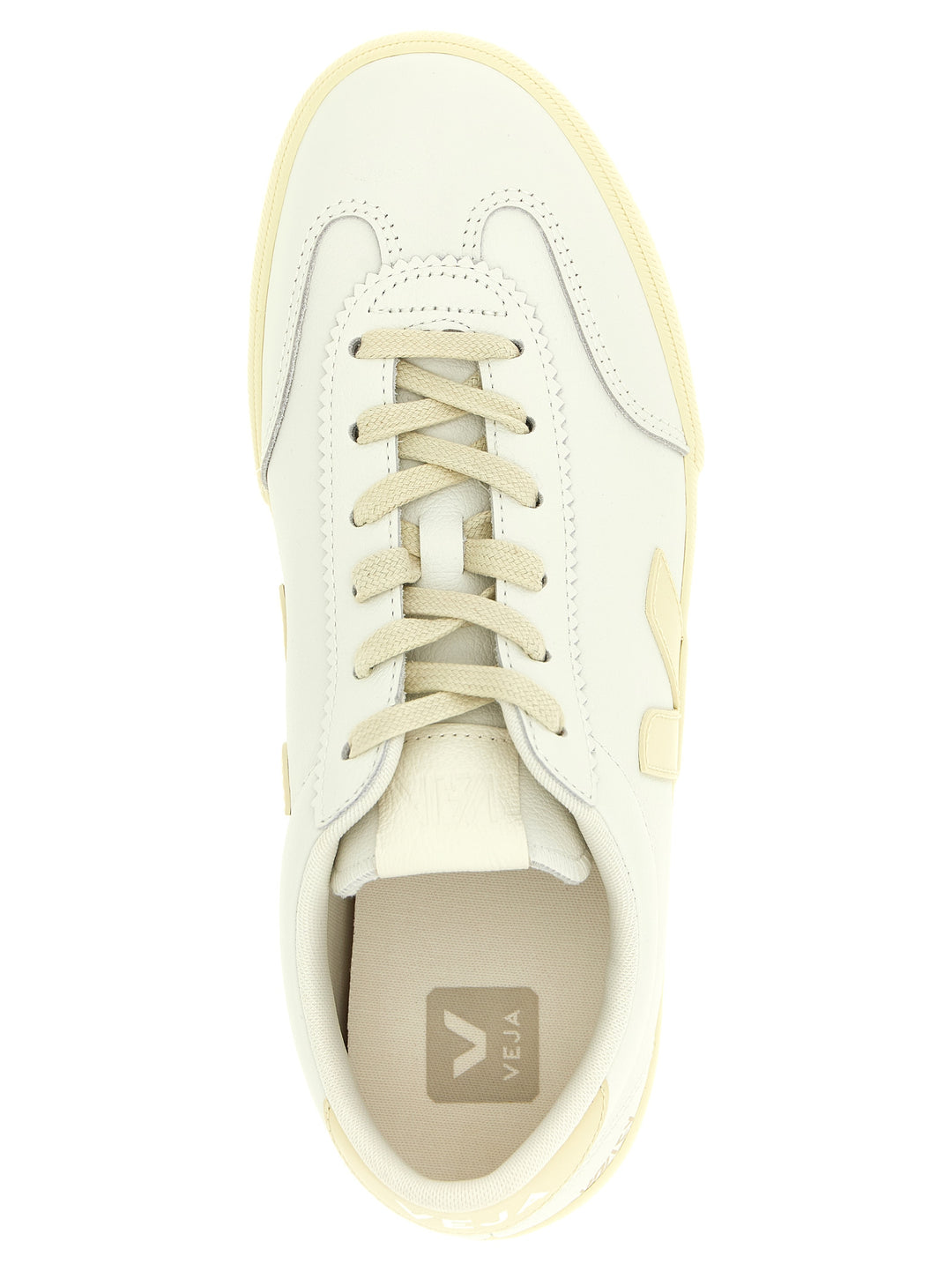 Veja Volley Signature Sneakers - Bianco | 4606e29cde69a0d2b9356e92febea8a9a141fd00
