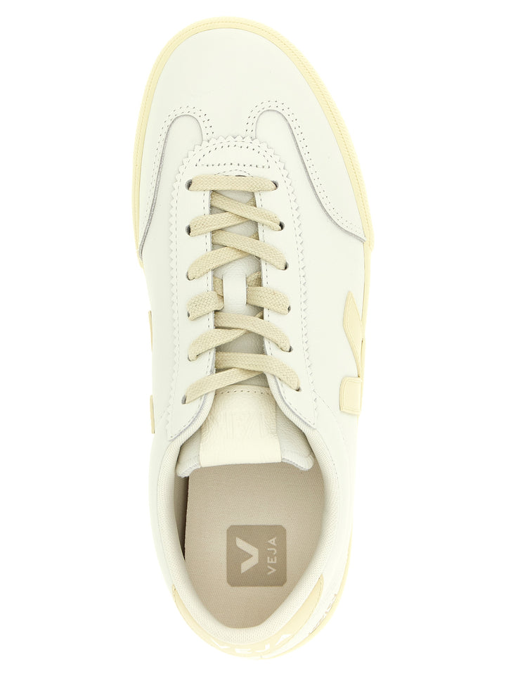 Veja Volley Signature Sneakers - Bianco | 4606e29cde69a0d2b9356e92febea8a9a141fd00