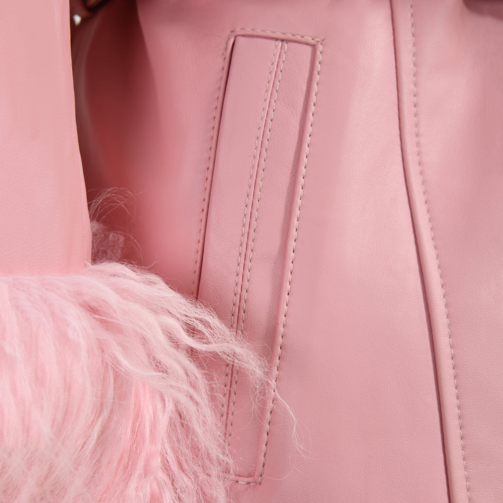 Giacca Pegghy Rosa in Mongolia