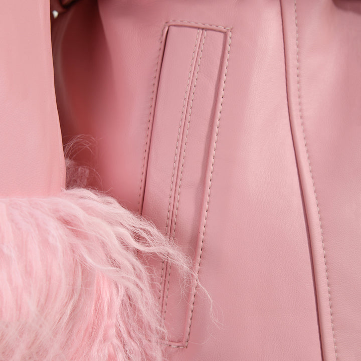 Giacca Pegghy Rosa in Mongolia