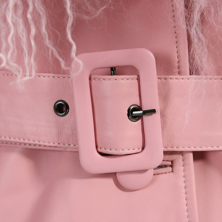 Giacca Pegghy Rosa in Mongolia